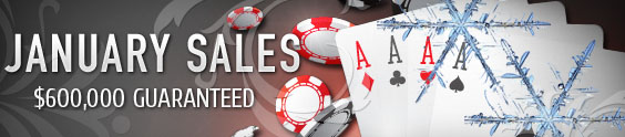 Offsidebet Poker - January Sales