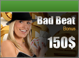 Offsidebet Poker - Bad Beat Bonus